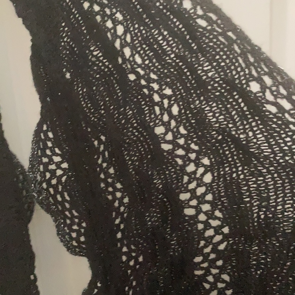 FINAL MARKDOWN Ruffled crocheted look infinity scarf - Picture 2 of 3